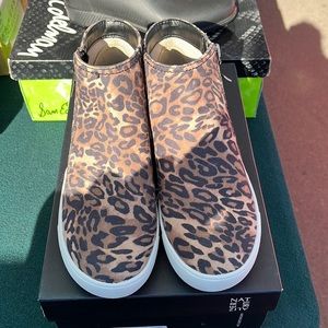 Naturalizer Miranda, Brown Cheetah Booties